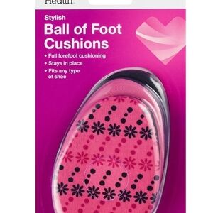 Health Stylish Pink Floral Ball of Foot Cushions